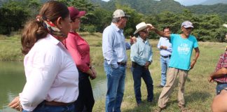 Subseder Colima supervisa ollas de agua para la dispersión de crías de tilapia