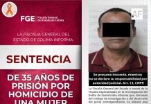 Obtiene Fiscalía sentencia de 35 años de prisión por homicidio de una mujer