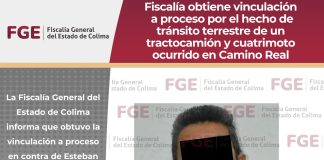 Fiscalía obtiene vinculación a proceso por el hecho de tránsito terrestre de un tractocamión y cuatrimoto ocurrido en Camino Real
