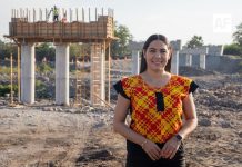 Gobernadora Indira Vizcaíno supervisó avance del 19% en la construcción del puente ‘El Chical’