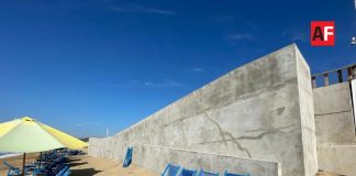 Notorio avance en la primera etapa del Nuevo Malecón Miramar; muro de contención prácticamente concluido