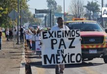 “Queremos paz, queremos libertad”: familias protestan este sábado en Uruapan