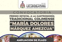 Amplían al 18 de noviembre la Convocatoria a la Gastronomía Tradicional Colimense