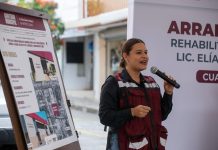 Indira Vizcaíno inicia rehabilitación de Auditorio Municipal de Cuauhtémoc; tenía 10 años en abandono