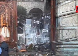 Una segunda marcha de la Generación Z terminó en disturbios en Guadalajara