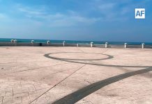 Limpian malecón de Playa El Real ante inicio del puente vacacional