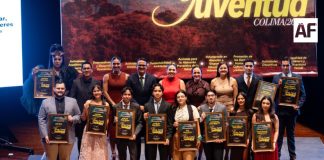 Gobernadora Indira Vizcaíno entregó el Premio Estatal de la Juventud 2025