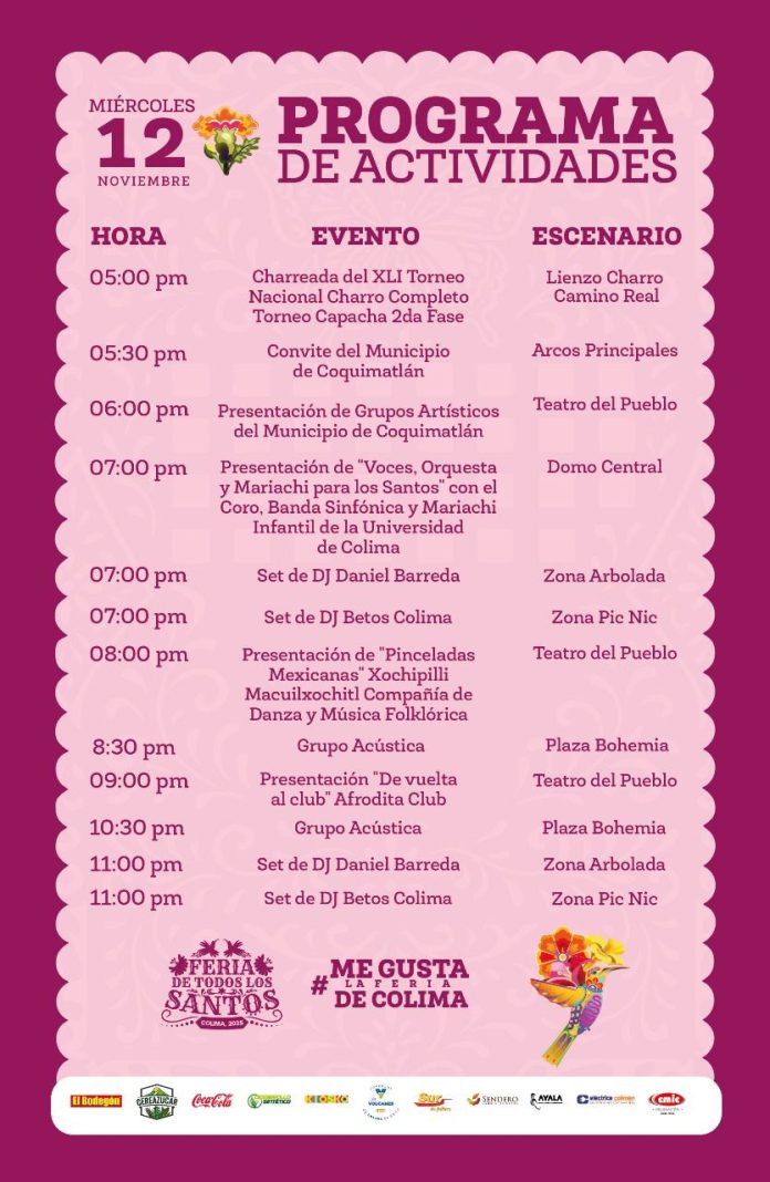 programa feria 12 noviembre