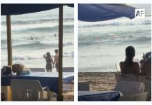 Guardavidas de UEPC Colima rescatan a nueve personas en pocas horas en playa de Cuyutlán