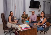 Gobernadora Indira Vizcaíno da seguimiento al avance de las Viviendas del Bienestar en el municipio de Colima