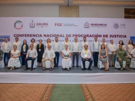 Gobernadora Indira Vizcaíno inaugura la 2ª Sesión de la Conferencia Nacional de Procuración de Justicia, en Manzanillo