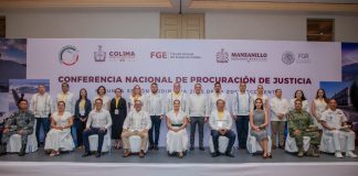 Gobernadora Indira Vizcaíno inaugura la 2ª Sesión de la Conferencia Nacional de Procuración de Justicia, en Manzanillo