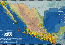 SSN registra 4 mil 936 sismos en el mes de octubre, el de mayor magnitud de 4.9 en Oaxaca
