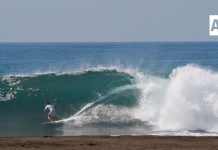 Con gran oleaje se realiza el Clásico de Surfing Pascuales 2025, este fin de semana en Tecomán