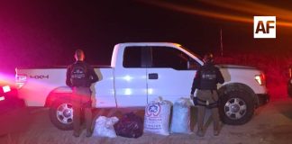 Aseguran camioneta con 100 kilos de marihuana en Talpa de Allende, Jalisco