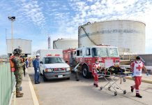 Marina refuerza capacidades de respuesta en Sinaloa y Campeche con simulacros de emergencia en instalaciones estratégicas