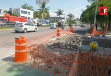 Inician trabajos para modificar ciclovía en Manzanillo