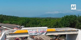 Seidum alerta por cortes parciales a la circulación en autopista Colima-Manzanillo, por retiro de trabes en puente Cuyutlán