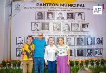 Rinde Tey en panteones homenaje a villalvarenses destacados