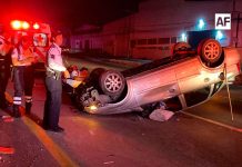 Cruz Roja Colima atiende dos accidentes durante la noche del domingo 9 de noviembre; una volcadura y choque de motociclista