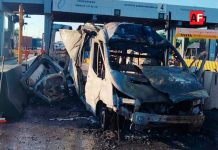 Sistema de bloqueo automático de Caseta habría ocasionado incendio de la ambulancia del IMSS