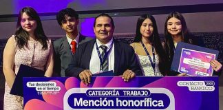 Jóvenes del Bachillerato 4 obtienen Mención Honorífica en el “Premio Contacto Banxico 2025”