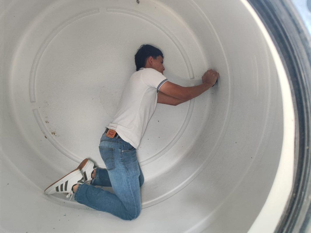 Captación de agua de lluvia en Bach 32