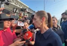 Sheinbaum visita a lesionados del descarrilamiento del Tren Interoceánico