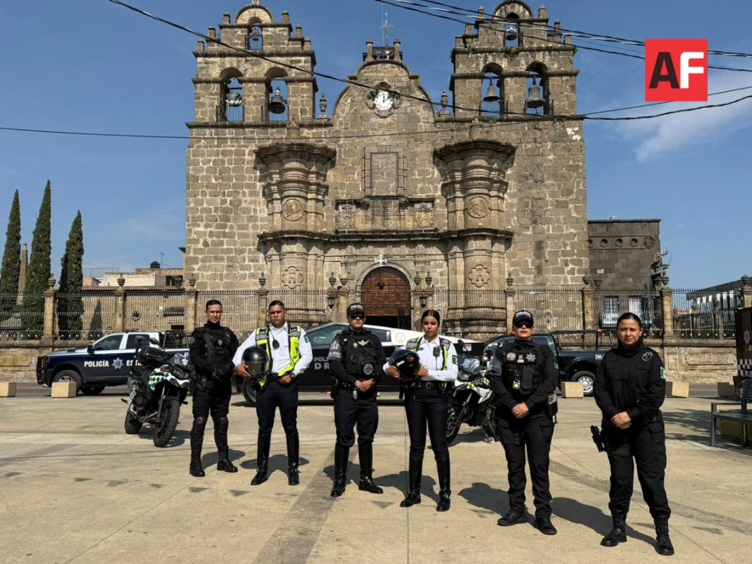 Policía Estatal de Jalisco implemento operativo especial en el Santuario de Guadalupe-6