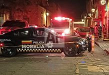 Taquero muere mientras atendía negocio a un costado de la Plazuela de Capuchinas, en Morelia