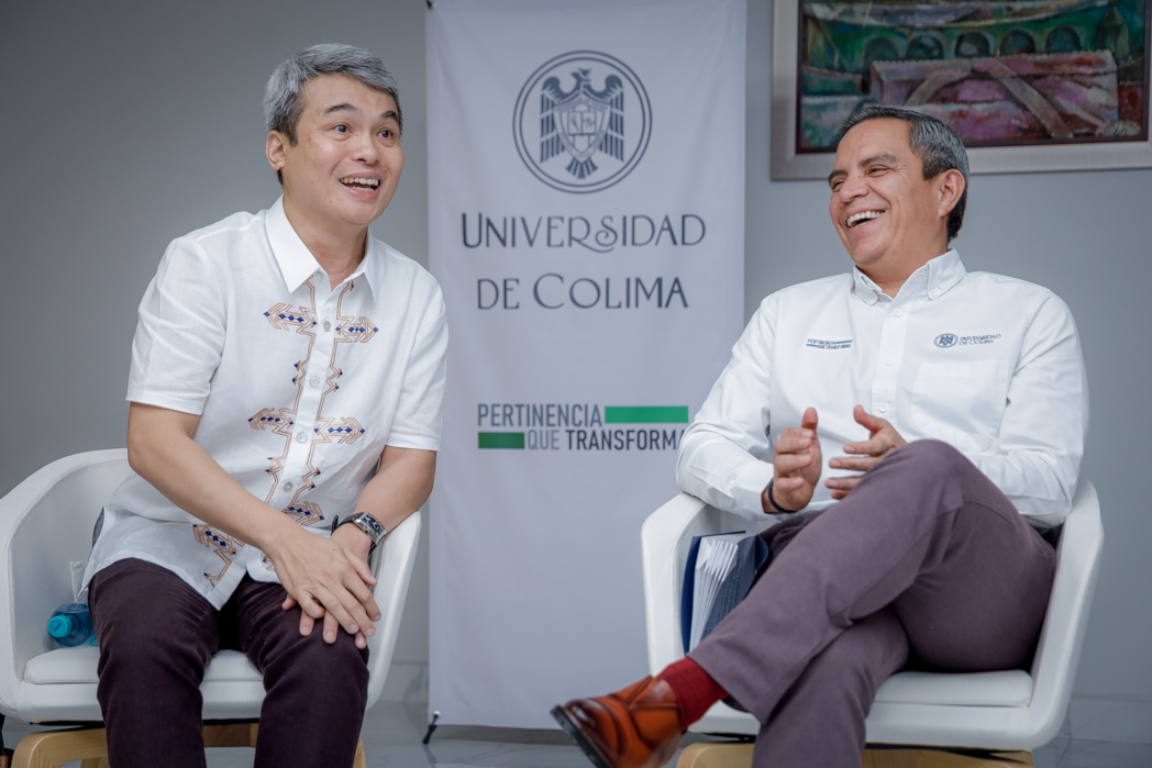 Visita a la UdeC del embajador de Filipinas en México