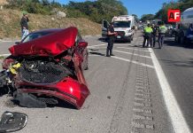 Atiende Protección Civil Cuauhtémoc accidente en la autopista Guadalajara–Colima