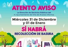 El 31 de diciembre y el 1 de enero sí habrá recolección de basura en VdeA