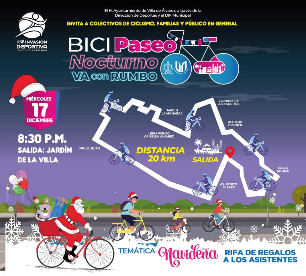 bicipaseo villa nocturno