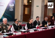 Indira Vizcaíno reafirma el compromiso con la seguridad y la paz, en el Consejo Nacional de Seguridad Pública que encabezó la Presidenta Sheinbaum