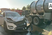 Accidente entre dos tráileres y una camioneta provoca obstrucción total de vialidad cerca del Arco Sur; UEPC Colima pide usar vías alternas