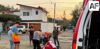 Motociclista resulta lesionado tras choque en Colima