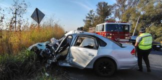 Nueve lesionados tras choque en la carretera La Barca–Atotonilco