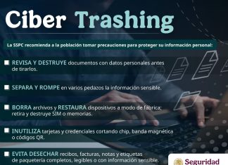 SSPC advierte por riesgos de “trashing” y emite recomendaciones para evitar fraudes y robo de datos