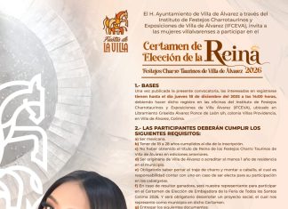 Emiten Convocatoria para Elección de Reina de los Festejos Charrotaurinos VdeA 2026