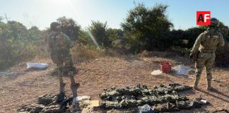 Marina desarticula campamentos clandestinos y asegura explosivos en Escuinapa, Sinaloa