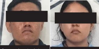 Detienen policías de VdeA a pareja por presunto robo con violencia a tienda