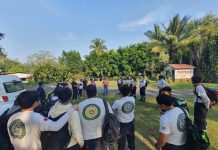 Escuadrón Juvenil de Protección Civil Estatal vive jornada de convivencia y aprendizaje en balneario de Coquimatlán