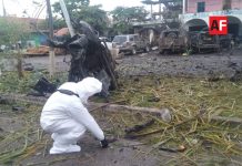 Camioneta con explosivos habría ingresado desde Colima antes de estallar en Coahuayana: FGE Michoacán