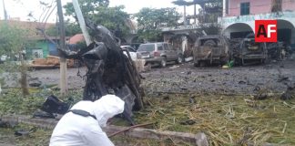 Camioneta con explosivos habría ingresado desde Colima antes de estallar en Coahuayana: FGE Michoacán