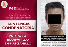 FGE obtiene sentencia condenatoria por robo equiparado en Manzanillo