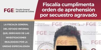 Fiscalía cumplimenta orden de aprehensión por secuestro agravado