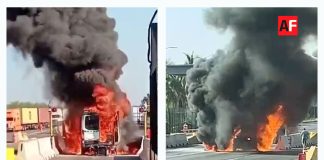 IMSS confirma que no hubo lesiones graves tras incendio de ambulancia en caseta de Cuyutlán