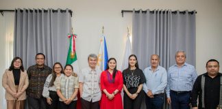 Gobernadora Indira Vizcaíno recibe al Embajador de Filipinas en México