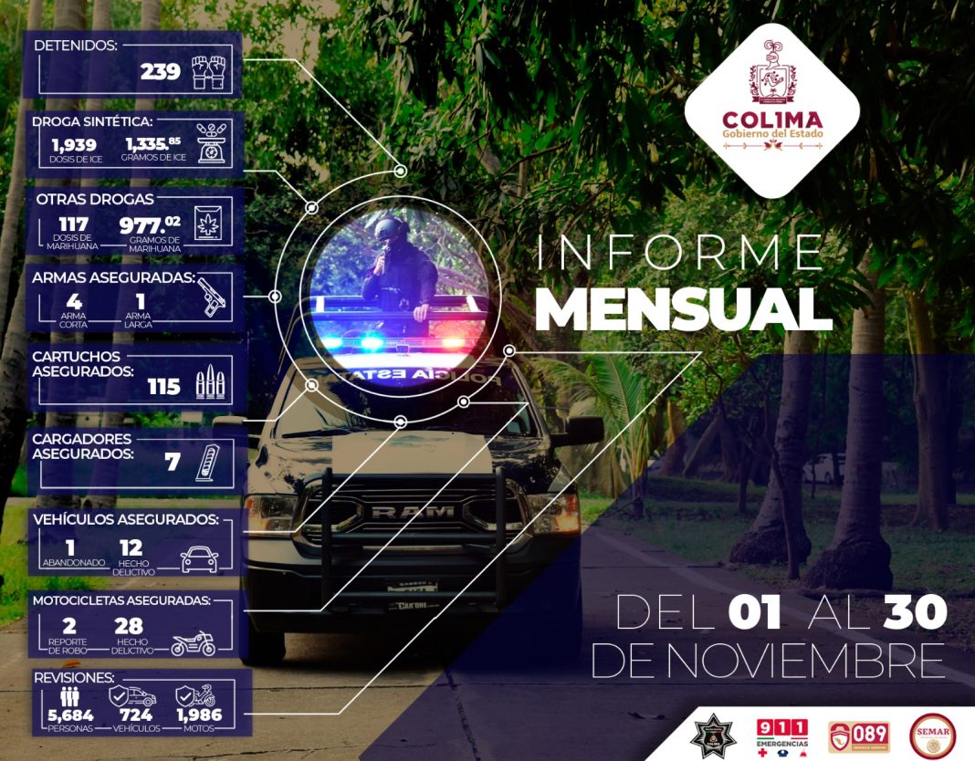 informe mensual ssp noviembre
